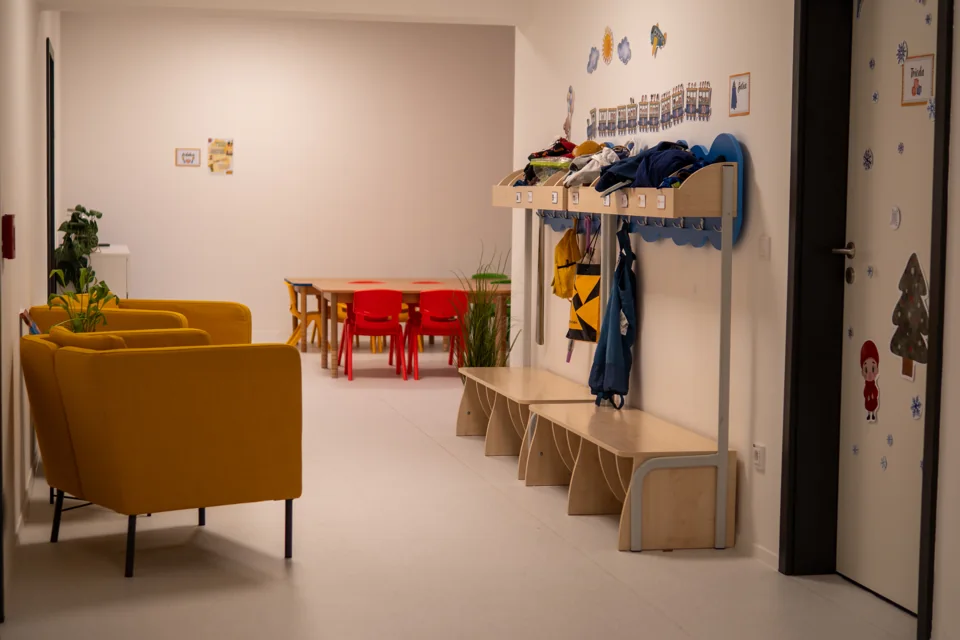 Vstupné priestory detského centra – Detské centrum Otvorené dvere